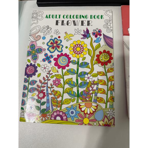Adult Coloring Books on Florals, finding solace flowers. 3 books in a package. - Picture 6 of 10